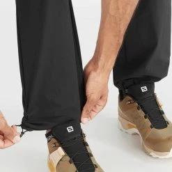 Pantalons Randonnée SALOMON WAYFARER ZIP OFF PANTS M BLACK 22 Noir -Vêtements de randonnée Homme Soldes 9 100975 wayfarer zip off pants m black lc1712900 05