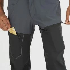 Pantalons Randonnée SALOMON WAYFARER SECURE PANTS M EBONY/BLACK 22 Gris / Noir -Vêtements de randonnée Homme Soldes 9 100978 wayfarer secure pants m ebony black lc1714100 03