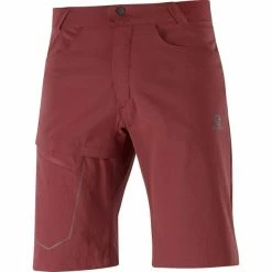 Shorts Randonnée SALOMON WAYFARER SHORTS M CABERNET 22 Rouge