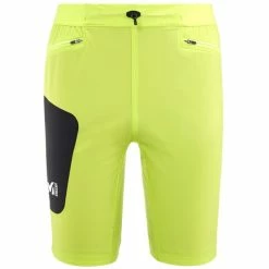 Shorts Randonnée MILLET LTK SPEED LONG SHORT M BIRD BLACK 22 Jaune / Noir