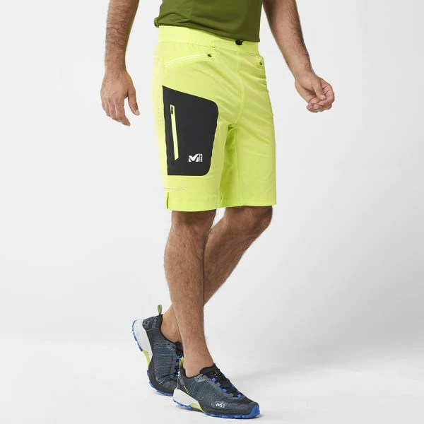 Shorts Randonnée MILLET LTK SPEED LONG SHORT M BIRD BLACK 22 Jaune / Noir 2 Shorts Randonnée MILLET LTK SPEED LONG SHORT M BIRD BLACK 22 Jaune / Noir – Image 2