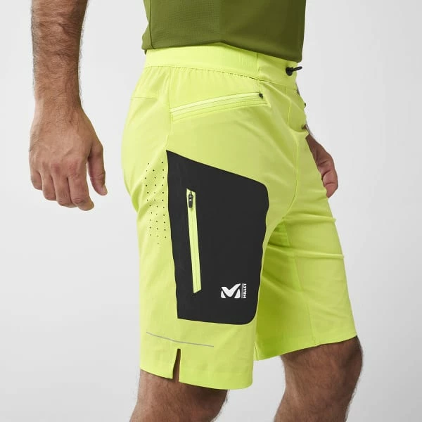 Shorts Randonnée MILLET LTK SPEED LONG SHORT M BIRD BLACK 22 Jaune / Noir 4 Shorts Randonnée MILLET LTK SPEED LONG SHORT M BIRD BLACK 22 Jaune / Noir – Image 4