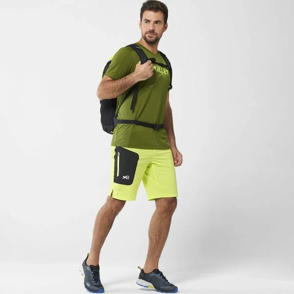 Shorts Randonnée MILLET LTK SPEED LONG SHORT M BIRD BLACK 22 Jaune / Noir 6 Shorts Randonnée MILLET LTK SPEED LONG SHORT M BIRD BLACK 22 Jaune / Noir – Image 6