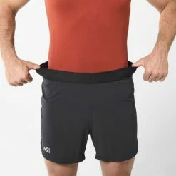 Shorts Randonnée MILLET LTK INTENSE SHORT BLACK 22 Noir -Vêtements de randonnée Homme Soldes 9 101258 ltk intense short black miv8288 0247 04