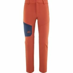 Pantalons Randonnée MILLET WANAKA STRETCH PT II M RUST SAPHIR 22 Orange