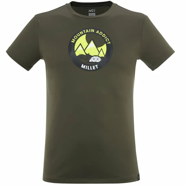T-shirts Polos Randonnée MILLET DREAMY PEAKS TS SS M IVY 22 Vert 1 T-shirts Polos Randonnée MILLET DREAMY PEAKS TS SS M IVY 22 Vert