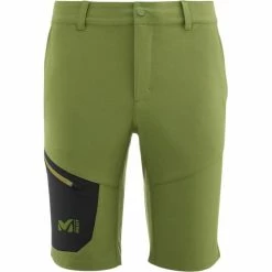 Shorts Randonnée MILLET WANAKA STRETCH SHORT II M FERN/BLACK 22 Vert / Noir