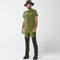 T-shirts Polos Randonnée MILLET IMJA GRAPHIC SS M FERN 22 Vert -Vêtements de randonnée Homme Soldes 9 101516 imja graphic ss m fern miv9401 9412 05