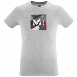 T-shirts Polos Randonnée MILLET SIURANA TS SS M HEATHER GREY 22 Gris