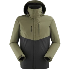 Vestes Randonnée LAFUMA ACCESS ZIP-IN JKT M DARK BRONZE 22 Noir / Vert