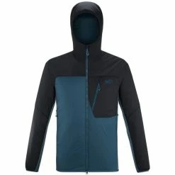 Vestes Randonnée MILLET MAGMA HYBRID HOODIE M ORION BLUE/BLACK 22 Bleu / Noir
