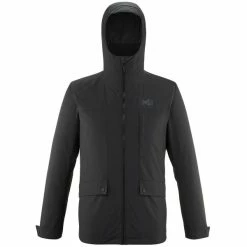 Vestes Randonnée MILLET NASS 3 IN 1 JKT M BLACK 22 Noir
