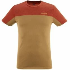 T-shirts Polos Randonnée LAFUMA SKIM TEE M BRICK RED 22 Rouge / Marron