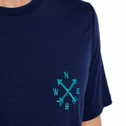 T-shirts Polos Randonnée ICEBREAKER M TECH LITE II SS TEE NONETWORK ROYAL NAVY 22 Bleu -Vêtements de randonnée Homme Soldes 9 102766 m tech lite ii ss tee nonetwork royal navy ib0a59j6466 04