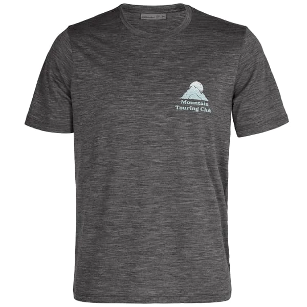 T-shirts Polos Randonnée ICEBREAKER M TECH LITE II SS TEE TOURING CLUB GRITSTONE HTHR 22 Gris 1 T-shirts Polos Randonnée ICEBREAKER M TECH LITE II SS TEE TOURING CLUB GRITSTONE HTHR 22 Gris