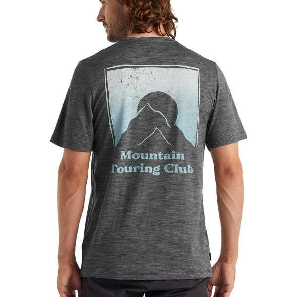 T-shirts Polos Randonnée ICEBREAKER M TECH LITE II SS TEE TOURING CLUB GRITSTONE HTHR 22 Gris 3 T-shirts Polos Randonnée ICEBREAKER M TECH LITE II SS TEE TOURING CLUB GRITSTONE HTHR 22 Gris – Image 3