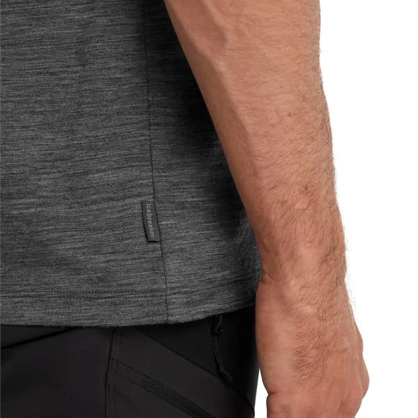 T-shirts Polos Randonnée ICEBREAKER M TECH LITE II SS TEE TOURING CLUB GRITSTONE HTHR 22 Gris 4 T-shirts Polos Randonnée ICEBREAKER M TECH LITE II SS TEE TOURING CLUB GRITSTONE HTHR 22 Gris – Image 4