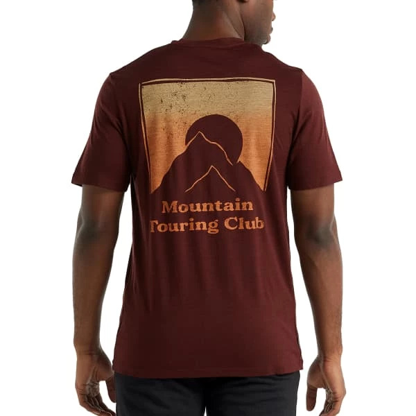 T-shirts Polos Randonnée ICEBREAKER M TECH LITE II SS TEE TOURING CLUB ESPRESSO 22 Rouge 3 T-shirts Polos Randonnée ICEBREAKER M TECH LITE II SS TEE TOURING CLUB ESPRESSO 22 Rouge – Image 3