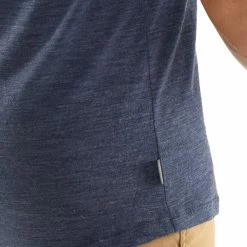 T-shirts Polos Randonnée ICEBREAKER M SPHERE SS CREWE MIDNIGHT NAVY 22 Bleu -Vêtements de randonnée Homme Soldes 9 102776 m sphere ss crewe midnight navy ib104570401 05