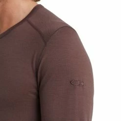 T-shirts Polos Randonnée ICEBREAKER M 200 OASIS LS CREWE SOLAR MINK 22 Violet -Vêtements de randonnée Homme Soldes 9 102787 m 200 oasis ls crewe solar mink ib0a59kv066 03