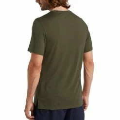 T-shirts Polos Randonnée ICEBREAKER M SPHERE SS CREWE LODEN 22 Vert -Vêtements de randonnée Homme Soldes 9 102796 m sphere ss crewe loden ib104570069 03