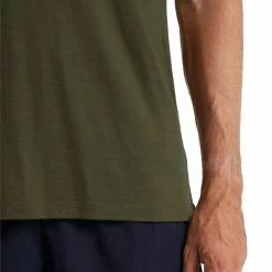 T-shirts Polos Randonnée ICEBREAKER M SPHERE SS CREWE LODEN 22 Vert -Vêtements de randonnée Homme Soldes 9 102796 m sphere ss crewe loden ib104570069 04