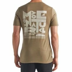 T-shirts Polos Randonnée ICEBREAKER M TECH LITE SS CREWE GROWERS CLUB FLINT 22 Vert -Vêtements de randonnée Homme Soldes 9 102810 m tech lite ss crewe growers club flint ib105540321 03