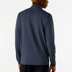 T-shirts Polos Randonnée ARC'TERYX CORMAC ZIP NECK LS M BLACK SAPPHIRE 23 Bleu / Gris -Vêtements de randonnée Homme Soldes 9 102869 cormac zip neck ls m black sapphire 26840 24895 03