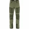 FJALLRAVEN Pantalons Randonnée FJÄLLRÄVEN KEB AGILE TROUSERS M LAUREL GREEN-DEEP FOREST 22 Vert
