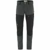 FJALLRAVEN Pantalons Randonnée FJÄLLRÄVEN ABISKO MIDSUMMER TRS M LONG DARK GREY-BLACK 22 Gris / Noir