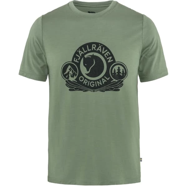 FJALLRAVEN T-shirts Polos Randonnée FJÄLLRÄVEN ABISKO WOOL CLASSIC SS M PATINA GREEN 22 Vert 1 FJALLRAVEN T-shirts Polos Randonnée FJÄLLRÄVEN ABISKO WOOL CLASSIC SS M PATINA GREEN 22 Vert