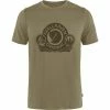 FJALLRAVEN T-shirts Polos Randonnée FJÄLLRÄVEN ABISKO WOOL CLASSIC SS M LIGHT OLIVE 22 Vert