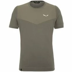 T-shirts Polos Randonnée SALEWA LAVAREDO HEMP M T-SHIRT BUNGEE CORD 22 Gris