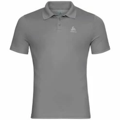 T-shirts Polos Randonnée ODLO POLO MC F-DRY ODLO STEEL GREY 22 Gris