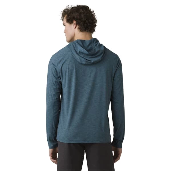 T-shirts Polos Randonnée PRANA CALDER HOODIE BLUEFIN 22 Bleu 3 T-shirts Polos Randonnée PRANA CALDER HOODIE BLUEFIN 22 Bleu – Image 3