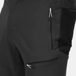 Pantalons Randonnée REGATTA QUESTRA III ASH/BLACK 22 Noir -Vêtements de randonnée Homme Soldes 9 104217 questra iii ash black rmj259r 61g 03