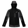 Vestes Randonnée REGATTA HEWITTS VII BLACK/ASH 22 Noir / Gris