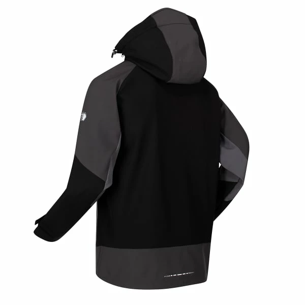 Vestes Randonnée REGATTA HEWITTS VII BLACK/ASH 22 Noir / Gris 2 Vestes Randonnée REGATTA HEWITTS VII BLACK/ASH 22 Noir / Gris – Image 2
