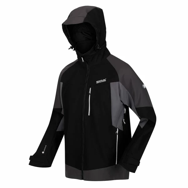 Vestes Randonnée REGATTA HEWITTS VII BLACK/ASH 22 Noir / Gris 3 Vestes Randonnée REGATTA HEWITTS VII BLACK/ASH 22 Noir / Gris – Image 3