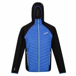 Vestes Randonnée REGATTA ANDRESON VI HYBRID SURFSPRY/BLK 22 Bleu / Noir
