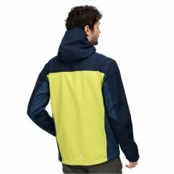 Vestes Randonnée REGATTA BIRCHDALE DKTANG/NAVY 22 Jaune / Bleu -Vêtements de randonnée Homme Soldes 9 104249 birchdale dktang navy rmw279 whd 05