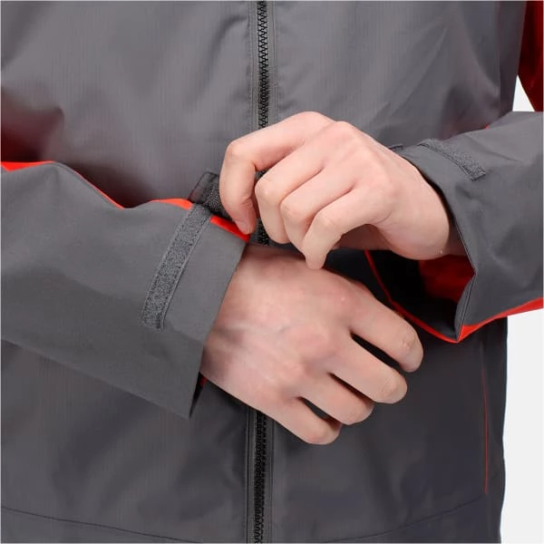 Vestes Randonnée REGATTA HIGHTON STRETCH JKT RHINO/CAJUNO 22 Gris / Orange 6 Vestes Randonnée REGATTA HIGHTON STRETCH JKT RHINO/CAJUNO 22 Gris / Orange – Image 6