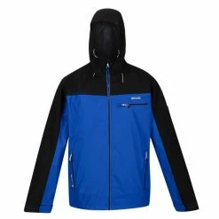 Vestes Randonnée REGATTA HIGHTON STRETCH JKT SURF SPRAY/BLACK 22 Noir / Bleu