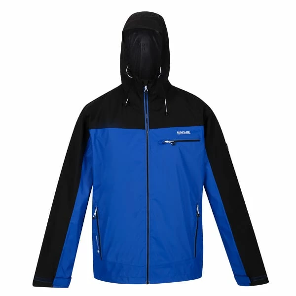 Vestes Randonnée REGATTA HIGHTON STRETCH JKT SURF SPRAY/BLACK 22 Noir / Bleu 1 Vestes Randonnée REGATTA HIGHTON STRETCH JKT SURF SPRAY/BLACK 22 Noir / Bleu