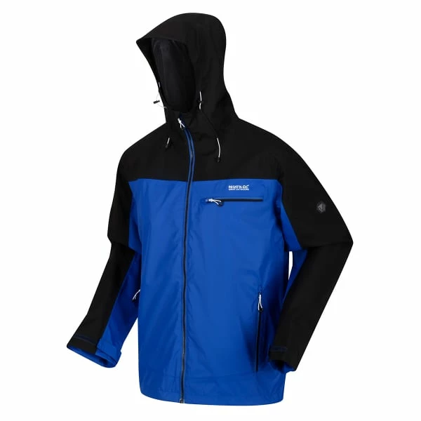 Vestes Randonnée REGATTA HIGHTON STRETCH JKT SURF SPRAY/BLACK 22 Noir / Bleu 2 Vestes Randonnée REGATTA HIGHTON STRETCH JKT SURF SPRAY/BLACK 22 Noir / Bleu – Image 2