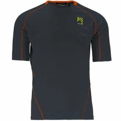T-shirts Polos Randonnée KARPOS SWIFT JERSEY OUTER SPACE/TANGERINE T 22 Bleu