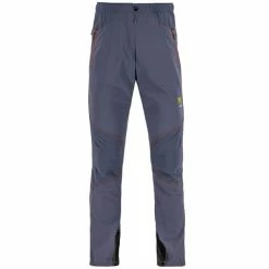 Pantalons Randonnée KARPOS ROCK PANT OMBRE BLUE/FLAME SCARLET 22 Gris