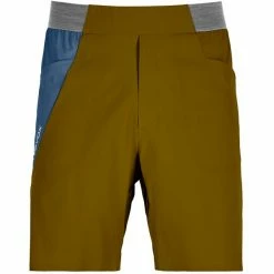 Shorts Randonnée ORTOVOX PIZ SELVA LIGHT SHORTS M GREEN MOSS 22 Vert / Bleu