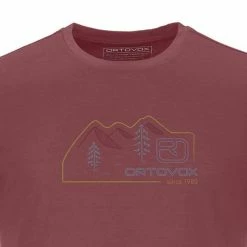 T-shirts Polos Randonnée ORTOVOX 140 COOL VINTAGE BADGE TS M MOUNTAIN PINK 22 Rouge 5 T-shirts Polos Randonnée ORTOVOX 140 COOL VINTAGE BADGE TS M MOUNTAIN PINK 22 Rouge -Vêtements de randonnée Homme Soldes 9 105002 140 cool vintage badge ts m mountain pink 88301 34701 03