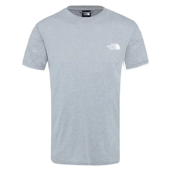 T-shirts Polos Randonnée THE NORTH FACE M REAXION RED BOX TE MID GREY HEATHR 22 Gris 1 T-shirts Polos Randonnée THE NORTH FACE M REAXION RED BOX TE MID GREY HEATHR 22 Gris